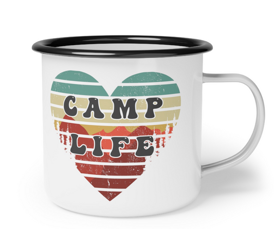 Camp Life Enamel Camp Cup