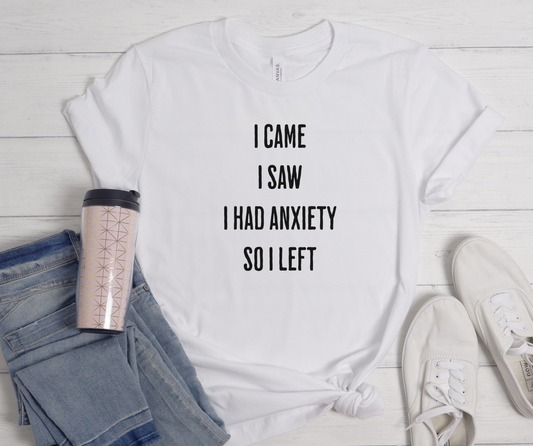 Humorous Anxiety Awareness T-Shirt
