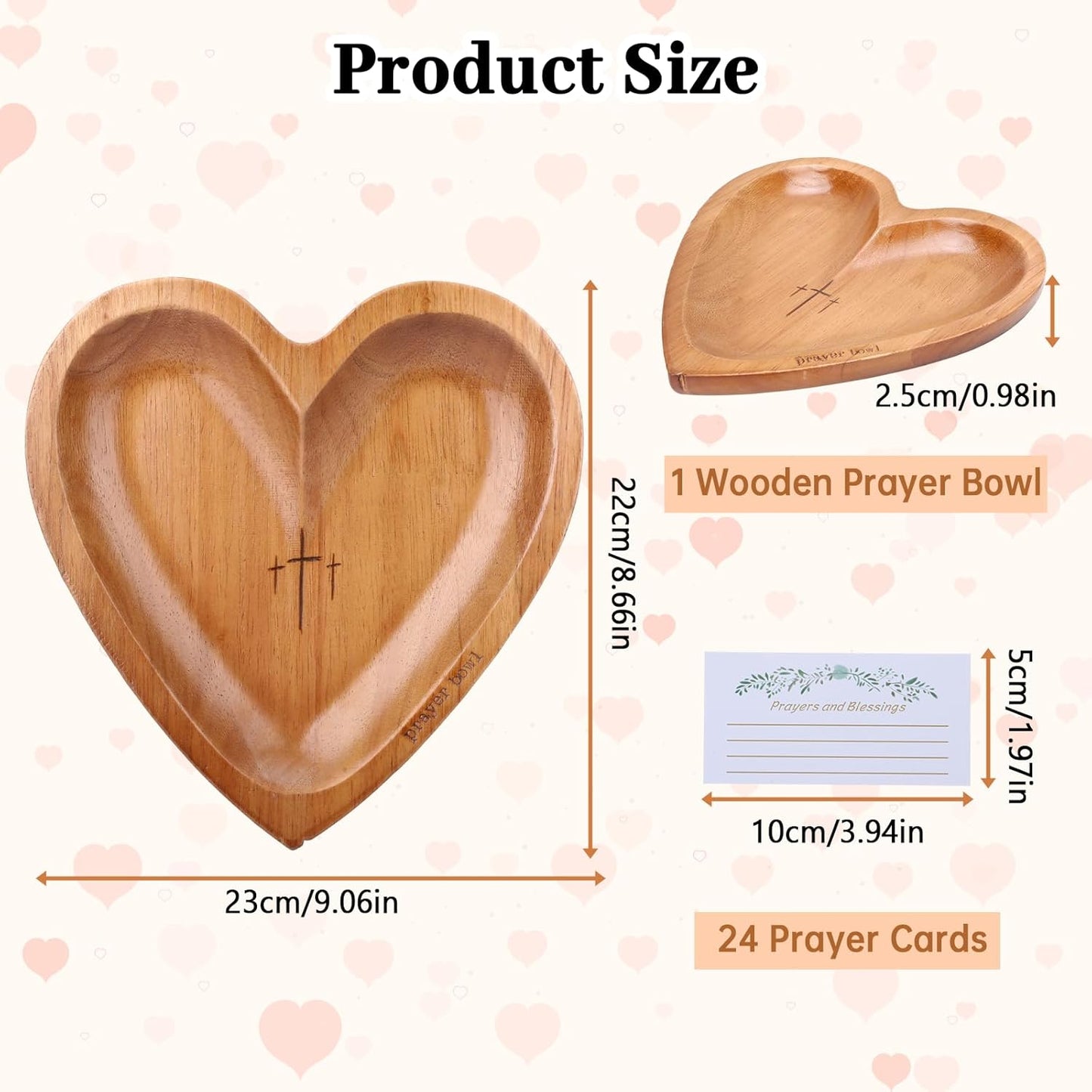 Wooden Prayer Bowl Decor