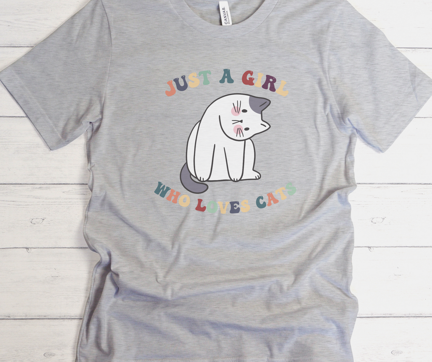 Just A Girl Who Loves Cats Shirt