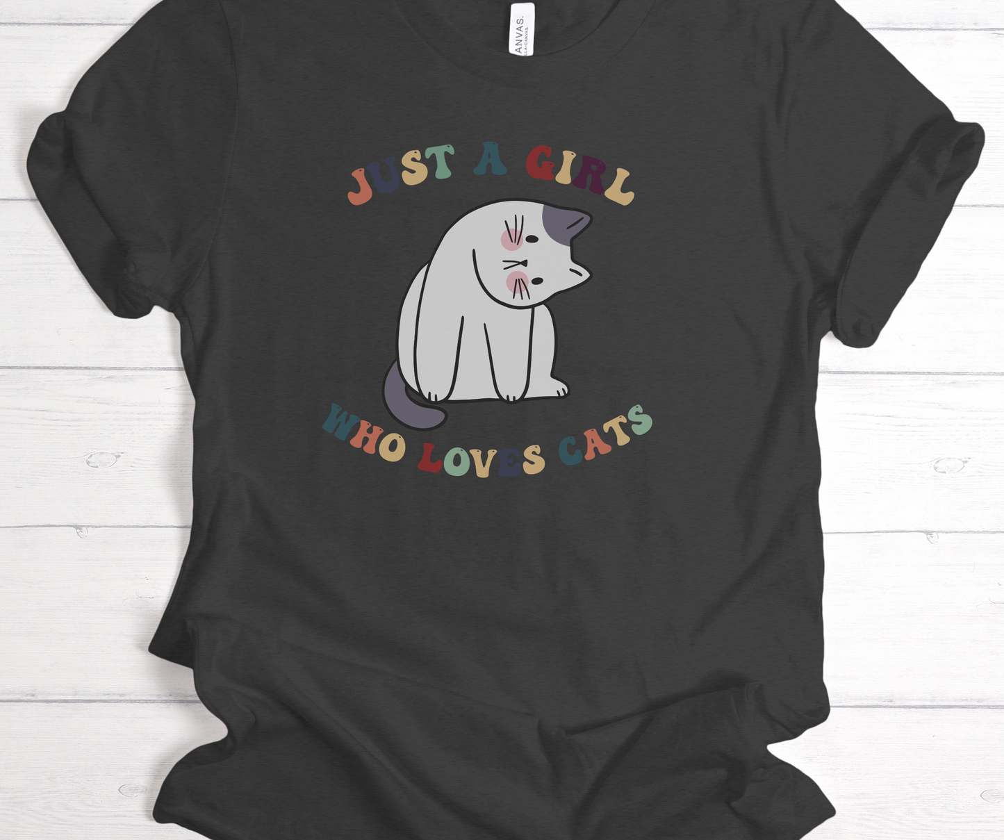 Just A Girl Who Loves Cats Shirt