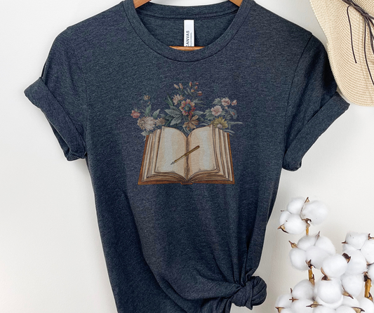 Open Book & Pen Shirt