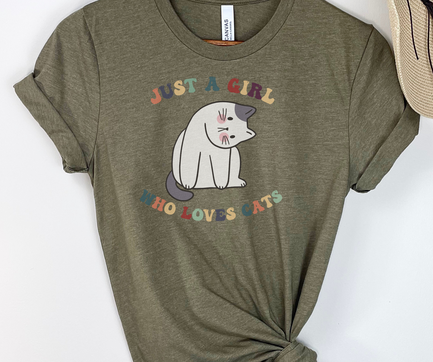 Just A Girl Who Loves Cats Shirt