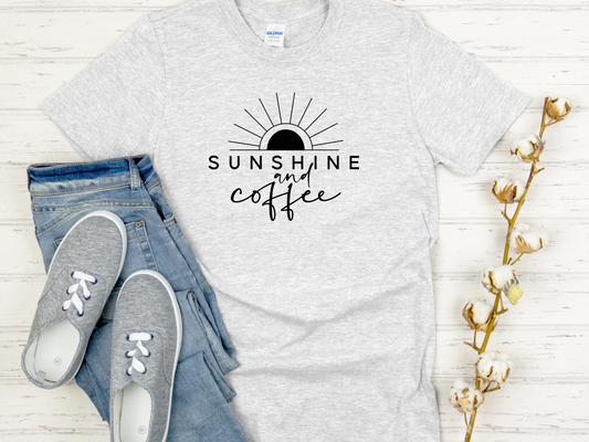 Sunshine & Coffee Adult Softstyle T-Shirt