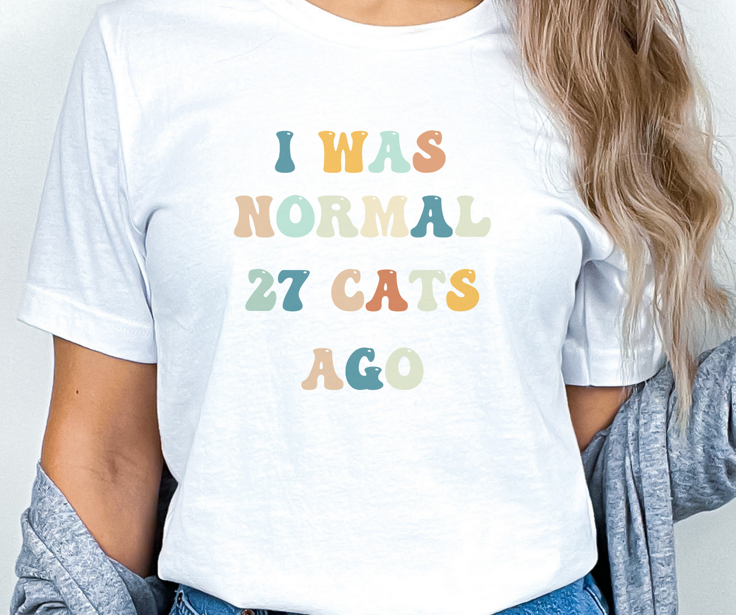 I Was Normal 27 Cats Ago Shirt